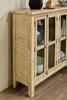 Rocco 70" 6-Door Large Accent Cabinet - Cream|Grande armoire décorative Rocco de 70 po avec 6 portes - crème