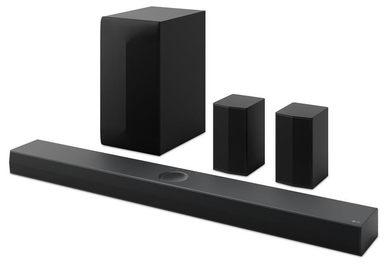LG 5.1.1 CH Bluetooth Dolby Atmos DTS:X Soundbar with Rear Speakers and Wireless Subwoofer (S70TR.ACANLLK)