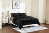 Serene 3-Piece Full/Queen Comforter Set - Black | Ensemble d’édredon Serene 3 pièces pour lit double ou grand lit - noir