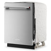 KitchenAid 24” 47 dBA Built-In Top Control Dishwasher - PrintShield™ Stainless Steel - KDTS224SPS | Lave-vaisselle encastré KtichenAid de 24 po et de 47 dBA avec commandes sur le dessus - acier inoxydable avec fini PrintShieldMC - KDTS224SPS