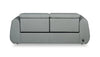 Gianna 76" Genuine Leather Power Reclining Sofa with Power Headrests and USB Ports - Spa Blue | Sofa à inclinaison électrique Gianna de 76 po en cuir véritable avec appuie-têtes électriques et ports USB - bleu spa
