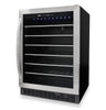 Danby 5.7 Cu. Ft. 60-Bottle Built-In Wine Cooler - Stainless Steel - DWC057A1BSS | Refroidisseur à vin encastré Danby, de 5,7 pi³ pour 60 bouteilles - acier inoxydable - DWC057A1BSS | DWC057SS