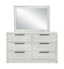 Haven Bedroom 6-Drawer Dresser, 65"W x 39"H - White | Commode de chambre à coucher Haven de 65 po (L) x 39 po (H) à 6 tiroirs - blanche