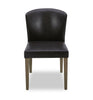Arlo Dining Chair with Vegan Leather Fabric - Bison Brown | Chaise de salle à manger Arlo en tissu de cuir végétalien - brun bison