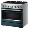 KitchenAid 5.1 Cu. Ft. Dual Fuel Range with No Preheat Air Fry – Agave - KFDS936SAG | Cuisinière hybride KitchenAid de 5,1 pi3 avec friture à air sans préchauffage - agave - KFDS936SAG