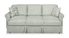 Scott Living Haven 96" Chenille Fabric Sleeper Sofa with Wood Legs - Seafoam Blue | Sofa-lit Haven de Scott Living de 96 po en tissu de chenille avec pattes en bois - bleu écume de mer