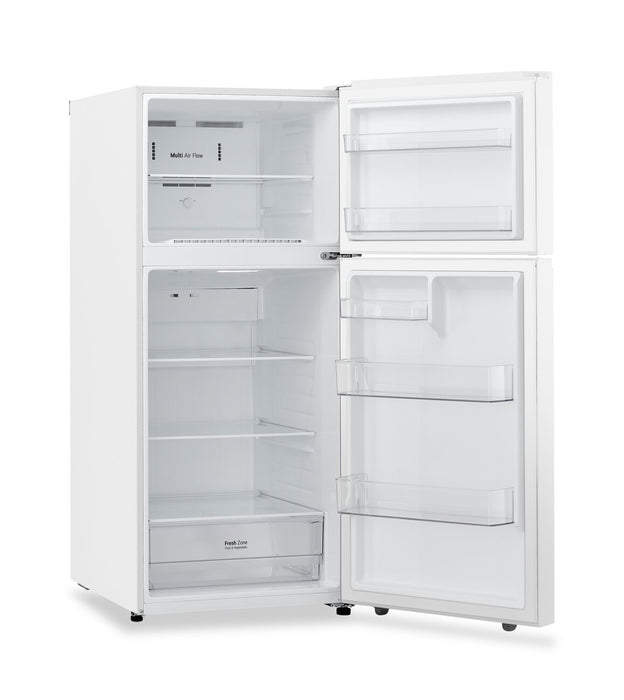 LG 28\" 18 Cu. Ft. Garage-Ready Top-Freezer Refrigerator - White - LT18S2100W