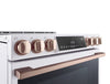 LG Studio 6.3 Cu. Ft. InstaView® Induction Range with Air Fry and Air Sous Vide - Essence White - LSIS6338NE | Cuisinière à induction LG Studio de 6,3 pi3 avec hublot InstaViewMD, friture à air et Air Sous Vide - essence blanche - LSIS6338NE