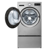 LG 5.8 Cu. Ft. Smart Front-Load High-Efficiency Steam Washer - Graphite Steel - WM5800HVA | Laveuse à la vapeur intelligente haute efficacité LG à chargement frontal de 5,8 pi3 - acier graphite - WM5800HVA