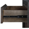 Zelda 24" End Table with Storage and Shelf – Warm Mocha | Table de bout Zelda de 24 po avec rangement et tablette - moka chaud | ZELBRETB