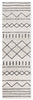 Fresh Washable White Tribal Banded Rug - 2'0" x 6'7" | Carpette lavable Fresh blanche à bandes tribales - 2 pi 0 po x 6 pi 7 po