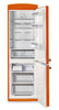 Classic Retro by Unique 24" 12 Cu. Ft. Bottom-Freezer Refrigerator - Creamsicle Orange - UGP-340L O AC | Réfrigérateur rétro Classic Rétro par Unique de 24 po et de 12 pi3 à congélateur inférieur sans givre - orange creamsicle - UGP-340L O AC | U340LOAC