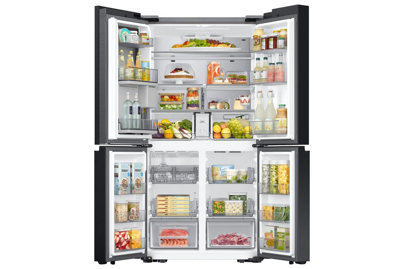 Samsung 36\" 29 Cu. Ft. Bespoke 4-Door Flex™ with Beverage Center™ Refrigerator - Stainless Steel - RF29DB9600QLAA