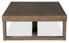 Jasper 56" Modern Coffee Table - Grey Brown | Table à café moderne Jasper de 56 po - brun-gris