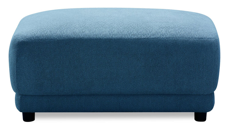 Voyage Modular Fabric Ottoman – Blue