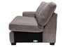 Made in Canada Luxe 3-Piece Right-Facing Fabric Sectional with Removable Cushions - Zaftig Dove Grey | Sofa sectionnel de droite Luxe 3 pièces fabriqué au Canada en tissu avec coussins amovibles - gris colombe Zaftig