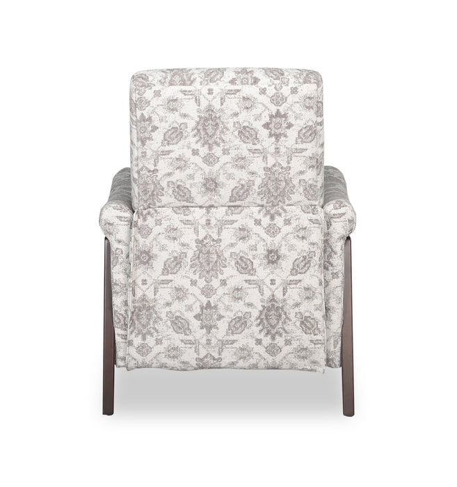 Mallie 32\" Chenille Fabric Pushback Reclining Chair - Limbu Slate Multicolour
