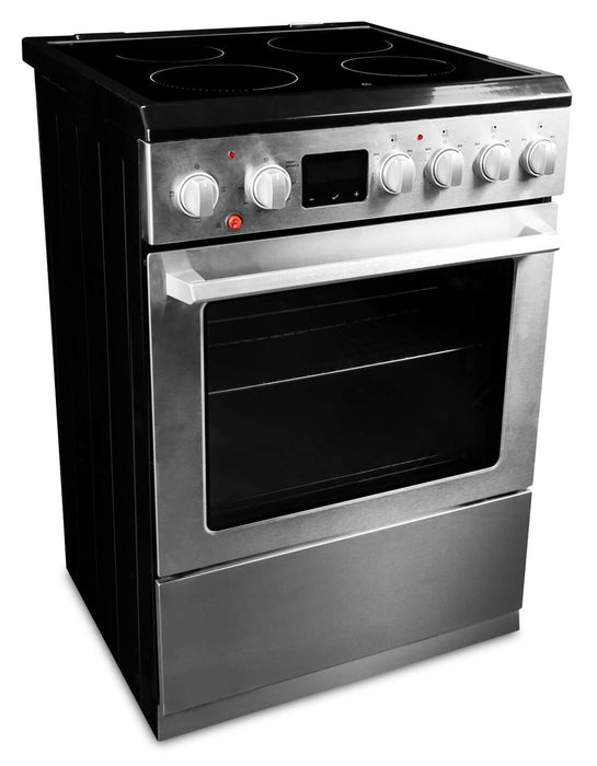 Danby 24\" 2.5 Cu. Ft. Electric Range with TruAirFry - Stainless Steel - DRCA240BSSC