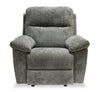 Made in Canada Oliver 40" Chenille Fabric Glider Reclining Chair - Addison Pewter Grey | Fauteuil coulissant inclinable Oliver de 40 po fabriqué au Canada en tissu de chenille - gris étain Addison