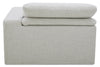 Sky Modular 45.75" Fabric Right-Facing Power Reclining Chair with Feather Down Cushions - Nathan Wheat | Fauteuil de droite à inclinaison électrique modulaire Sky de 45,75 po en tissu avec coussins en duvet et plumes - blé Nathan
