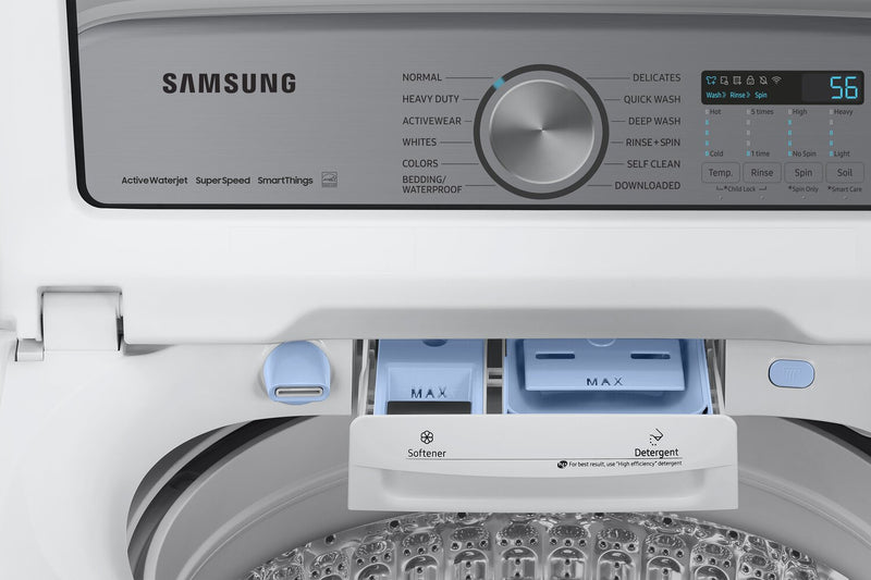 Samsung 6 Cu. Ft. Smart Top-Load Washer with Super Speed Wash - White - WA52DG5500AWUS