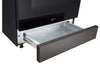 LG 6.3 Cu. Ft. Smart Electric Range with Air Fry – Black Stainless Steel - LSEL6333ZE  | Cuisinière intelligente électrique LG de 6,3 pi3 avec friture à air - acier inoxydable noir - LSEL6333ZE