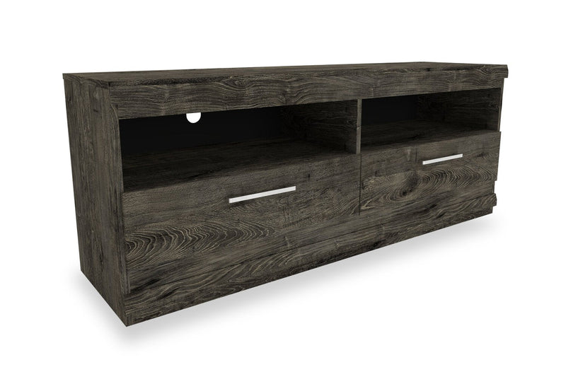 Camden 102.7\" 3-Piece Entertainment Centre with Storage and Cable Management for TVs up to 60\" - Alabaster Oak