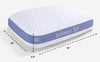 Bedgear Balance 3.0 Performance Queen Pillow – Side Sleeper | Oreiller PerformanceMD Balance 3.0 de Bedgear pour grand lit - pour dormeur sur le côté