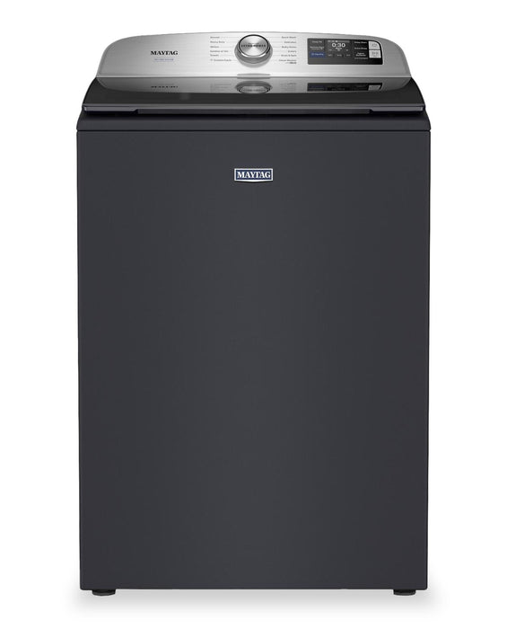 Maytag 6.0 Cu. Ft. Pet Pro Smart Top-Load Washer and 7.4 Cu. Ft. Electric Dryer – Midnight Steel 