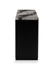 Vega Dining Server with Storage & 4 Drawers, Marble Look, 66"W - Black & White | Desserte de salle à manger Vega de 66 po (L) en imitation de marbre avec rangement et 4 tiroirs - noire et blanche