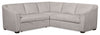 Envy 2-Piece Left-Facing Chenille Fabric Sleeper Sectional - Fog Grey | Sofa-lit sectionnel de gauche Envy 2 pièces en tissu de chenille - gris brouillard