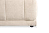 Kort & Co. Oaklyn Modular 5-Piece Fabric Armless Sectional with Tufted Seat Cushions - Beige | Sofa sectionnel modulaire sans accoudoirs Oaklyn de Kort & Co. 5 pièces en tissu avec coussins de siège capitonnés - beige