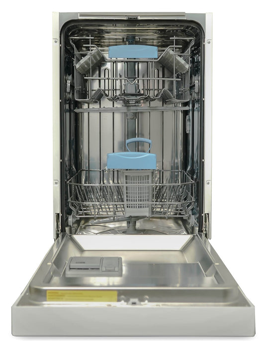Danby 18\" 51 dBA Front-Control Built-In Dishwasher - White - DDW18D1EW