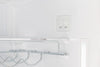Unique Classic Retro 28" 17 Cu Ft. Bottom Mount Refrigerator - White - UNQ-455L W AC | Réfrigérateur Classic Rétro d’Unique de 28 po et de 17 pi3 à congélateur inférieur - blanc - UNQ-455L W AC