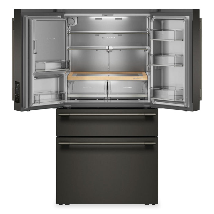 Kitchenaid 29 Cu. Ft. French Door Refrigerator – Black Ore - KRMF436SBE