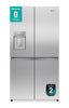Hisense 36" 22.5 Cu. Ft. Couter-Depth French 4-Door Refrigerator - Stainless Steel - RQ23G4FSEI | Réfrigérateur Hisense de 22,5 pi3 et de 36 po de profondeur comptoir à 4 portes françaises - acier inoxydable - RQ23G4FSEI