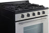 Classic Off-Grid by Unique 30" 3.9 Cu. Ft. Propane Range with Battery Ignition - UGP-30G OF2 S/S  | Cuisinière au gaz propane hors réseau classique Unique de 30 po et de 3,9 pi3 avec allumage à pile - UGP-30G OF2 S/S  | UGP30GSS