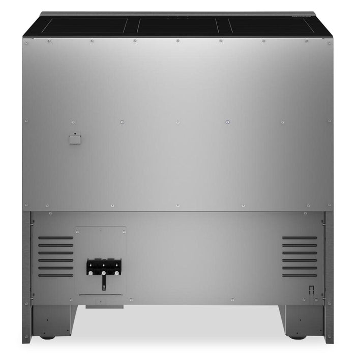 KitchenAid 36\" 5.1 Cu. Ft. Freestanding Induction Range with No Preheat Air Fry – Black Ore - KFIS936SBE 