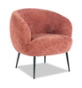 Nova 28.7" Boucle Fabric Accent Chair - Orange | Fauteuil d’appoint Nova de 28,7 po en tissu bouclé - orange