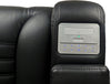 Zen 3-Piece Leather-Look Fabric Power Reclining Sectional with Massage and Two Refrigerator Consoles - Black | Sofa sectionnel à inclinaison électrique Zen 3 pièces en tissu d’apparence cuir avec massage et 2 consoles à compartiment réfrigéré - noir