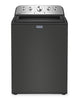 Maytag 5.5 Cu Ft. Top Load Washer with Pet Pro and 7.0 Cu. Ft. Pet Pro Electric Dryer – Volcano Black | Laveuse à chargement par le haut 5,5 pi³ avec Animal Pet Pro et sécheuse électrique Animal Pet Pro 7,0 pi³ de Maytag - noir volcan