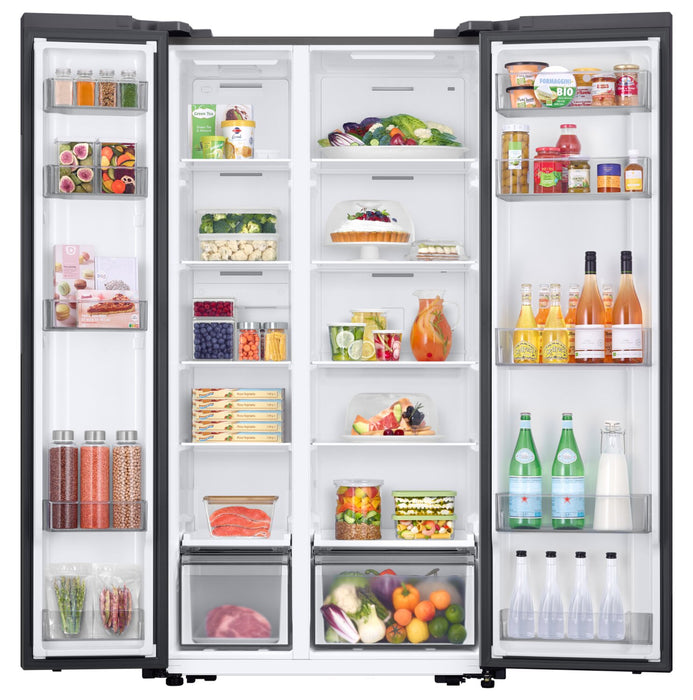 Samsung 36\" 20.5 Cu. Ft. Counter-Depth Side by Side Refrigerator with SpaceMax Technology - RS20DG4000M9AA