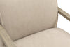 Mode 29.5" Velvet Swivel Accent Chair with Wood Arms - Beige | Fauteuil d’appoint pivotant Mode de 29,5 po en velours avec accoudoirs en bois - beige