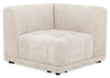 Kort & Co. Oaklyn Modular 38.5" Fabric Corner Chair with Tufted Seat Cushion – Beige | Fauteuil en coin modulaire Oaklyn Kort & Co. de 38,5 po en tissu avec coussin de siège capitonné - beige