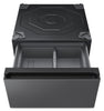 Samsung Bespoke 27" Laundry Pedestal with Storage Drawer – Dark Steel - WE602NSUS | Piédestal de buanderie 27 po Bespoke de Samsung avec tiroir de rangement - acier foncé - WE602NSUS/US | WE602NSU
