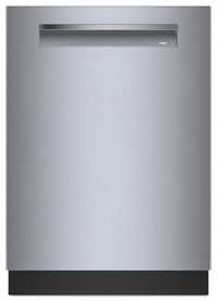 Bosch 800 Series 24'' Smart Dishwasher with Third Rack – Anti-Fingerprint Stainless Steel- SHP78DM5N 