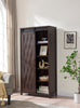 Sienna 33.5" Accent Storage Cabinet with Sliding Door - Dark Oak | Armoire décorative de rangement Sienna de 33,5 po avec porte coulissante - chêne foncé | SIENNACC