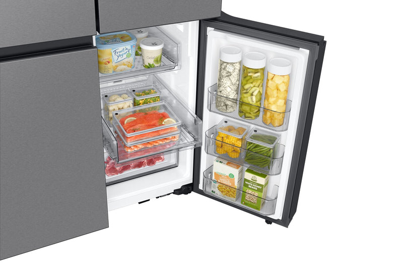 Samsung 36\" 29 Cu. Ft. Bespoke 4-Door Flex™ with Beverage Center™ Refrigerator - Stainless Steel - RF29DB9600QLAA