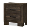 Ethan Bedside 2-Drawer Nightstand, 22"W x 23"H - Rustic Brown | Table de nuit Ethan de 22 po (L) x 23 po (H) à 2 tiroirs - brun rustique