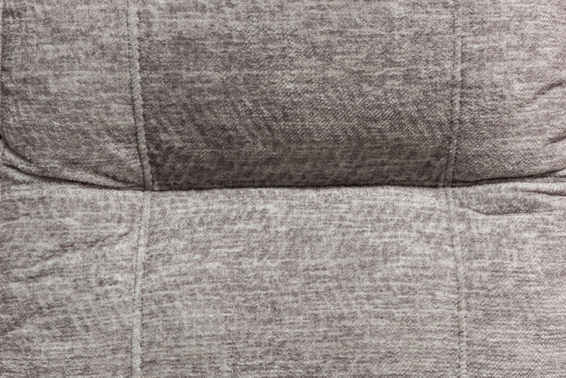 Made in Canada Fynn 40\" Chenille Fabric Glider Reclining Chair - Dove Grey